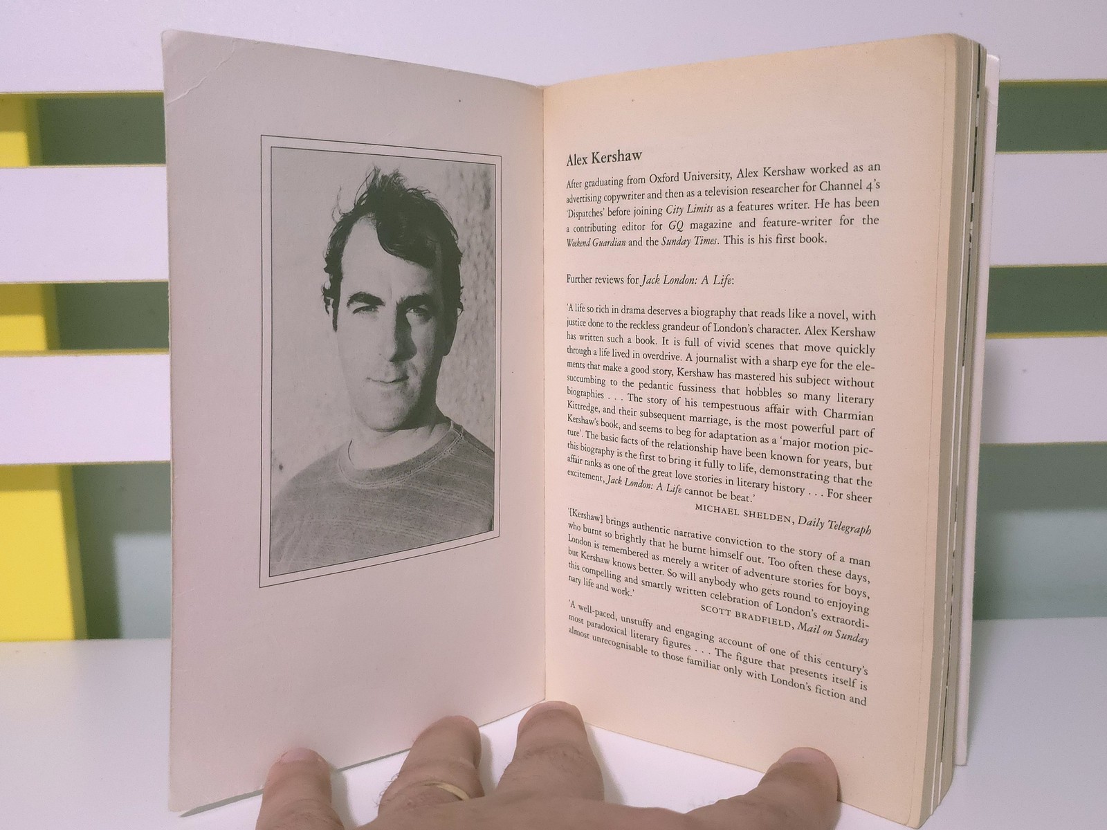 Jack London: A Life! Vintage 1998 PB Book by Alex Kershaw