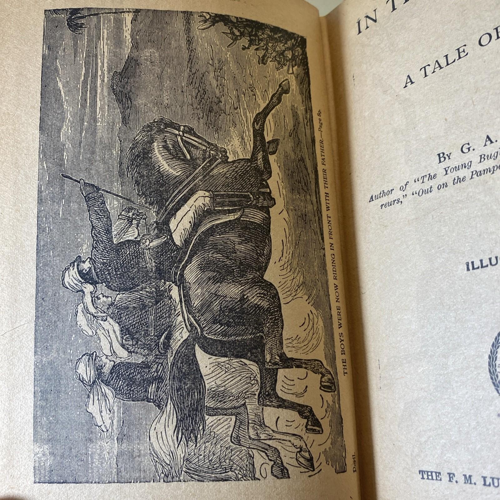 In Times Of Peril By G. A. Henty Lupton Reprint Illustrated Fine