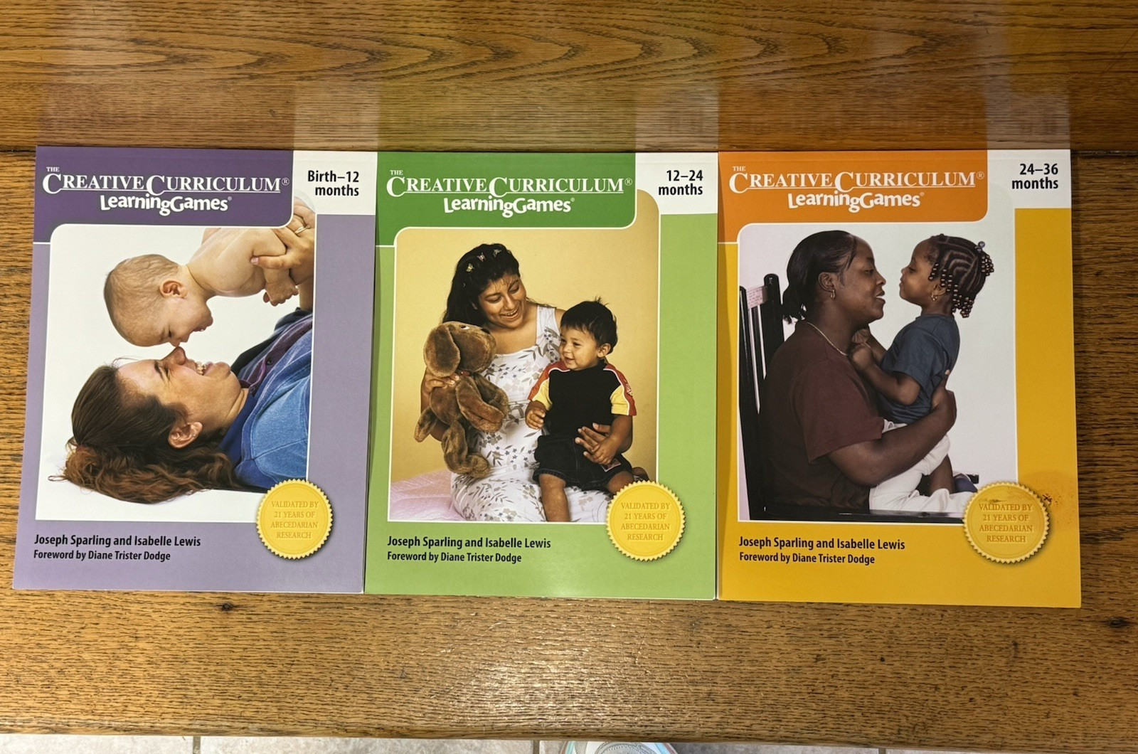 The Creative Curriculum Learning Games Birth to 36 Months Three Book Set
