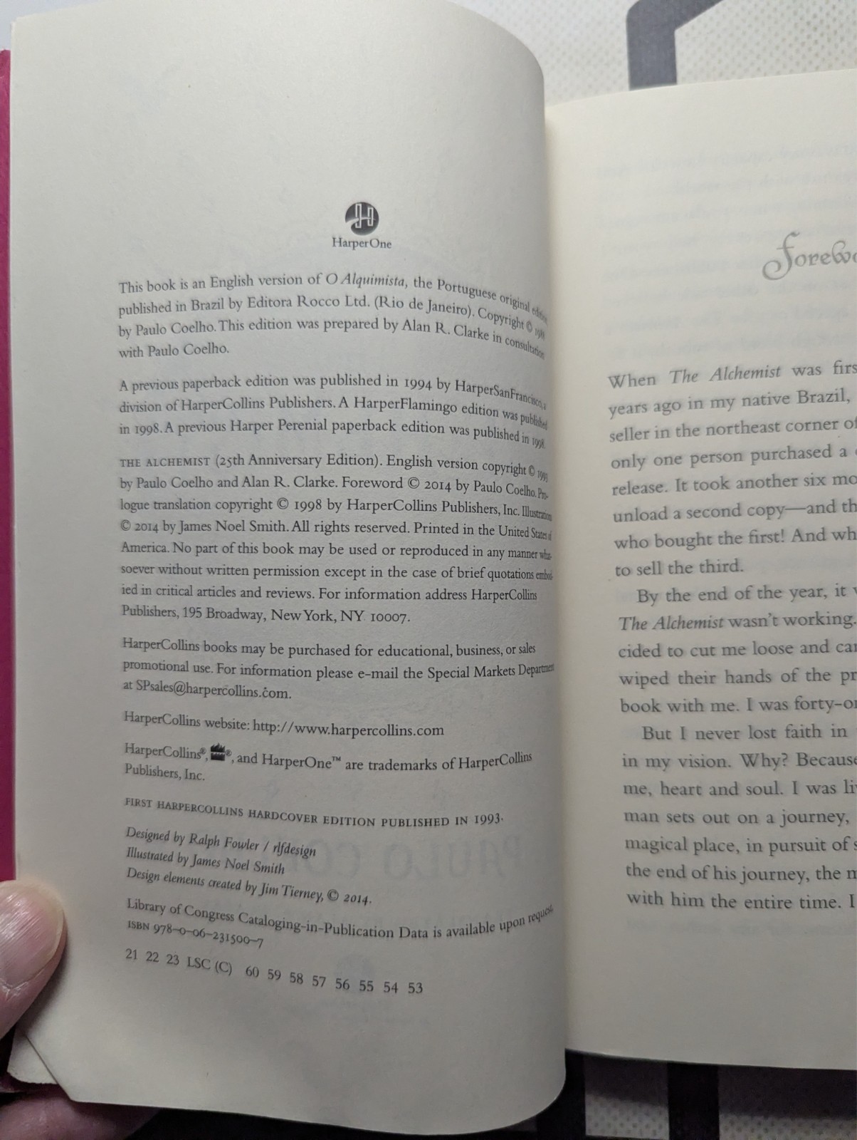 The Alchemist by Paulo Coelho 2014 Paperback 25th Anniversary Edition Destiny