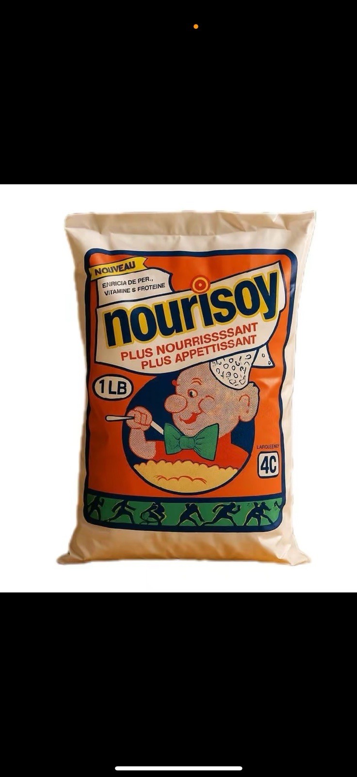 Noirisoy 1LB Plus Nourissant et Appetissant 4C Enrichi En Lait