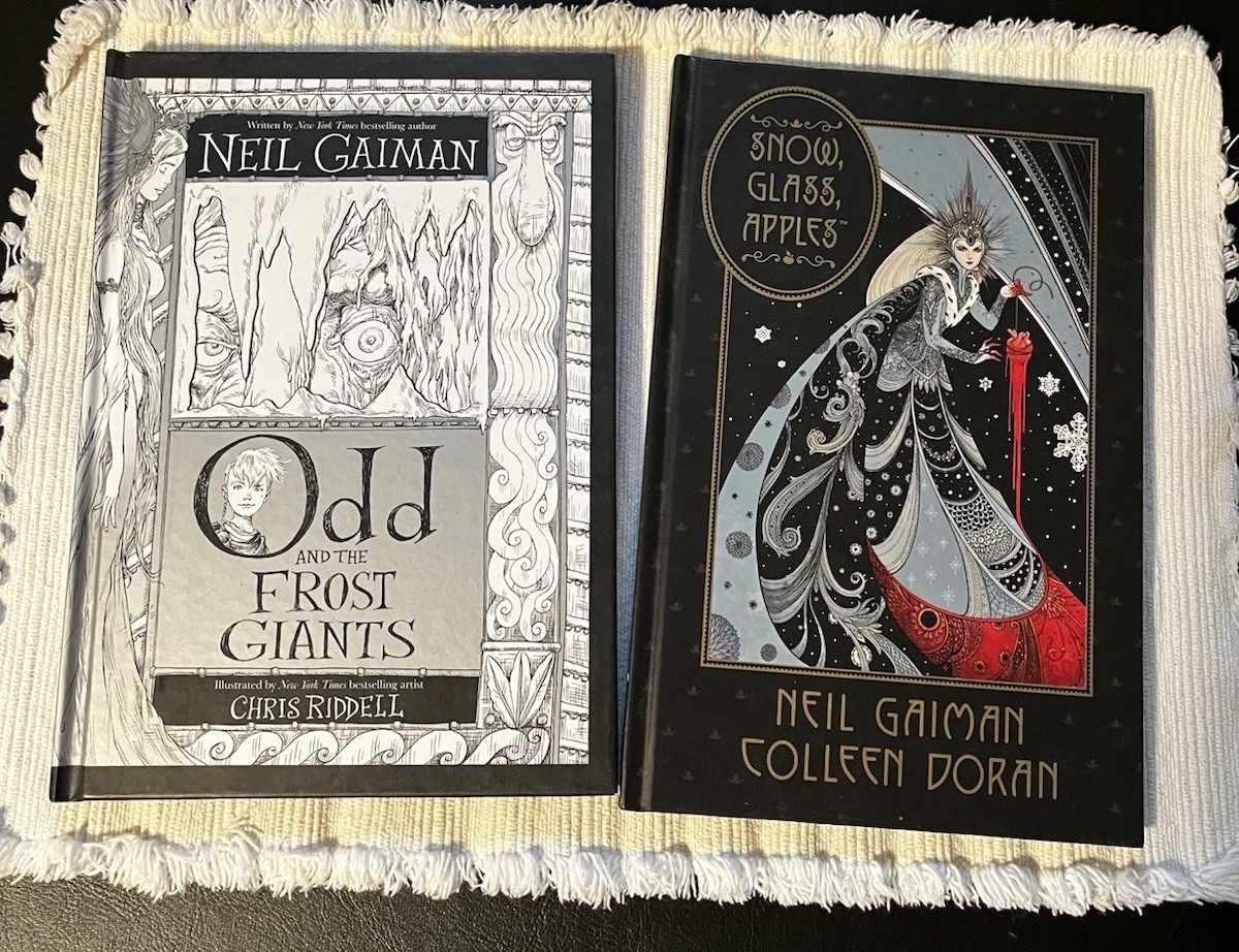 Neil Gaiman 2 Books – Snow, Glass, Apples & Odd And The Frost Giants Hardcovers