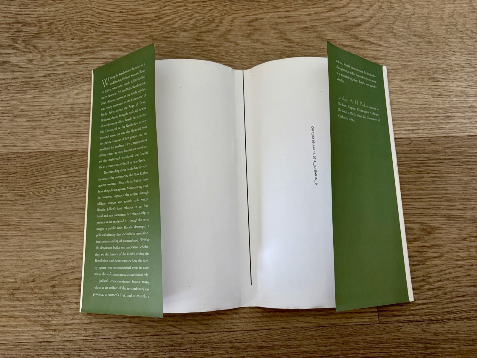 Writing the Revolution: A French Woman’s History in Letters by Parker