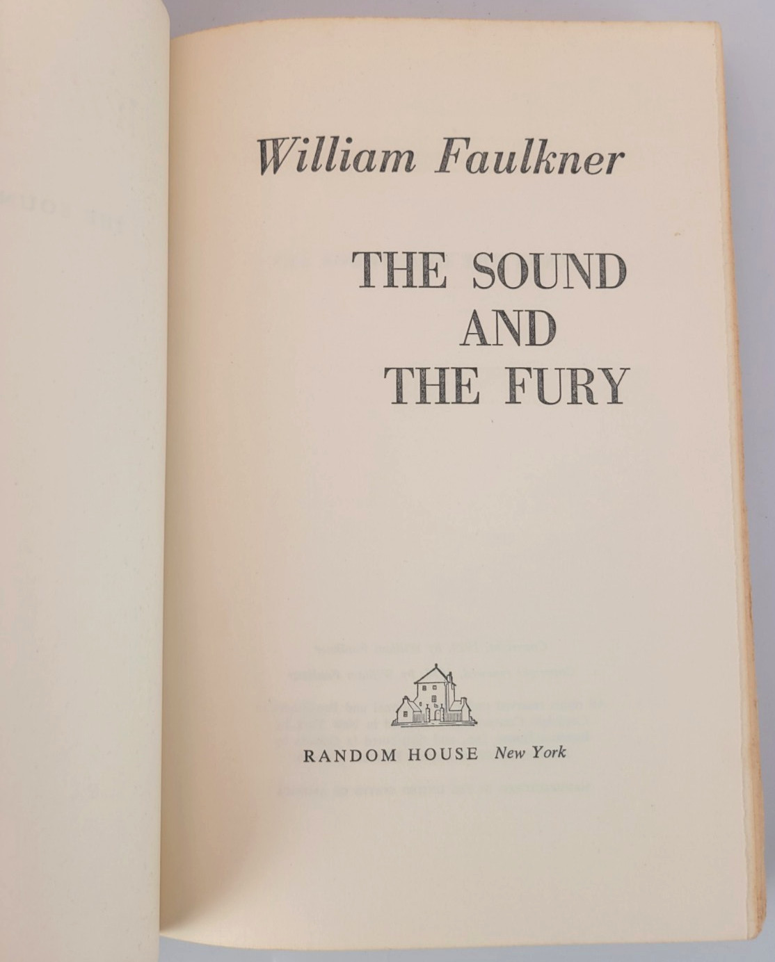 Vintage William Faulkner Book Lot 4 Random House Hardcovers Southern Gothic