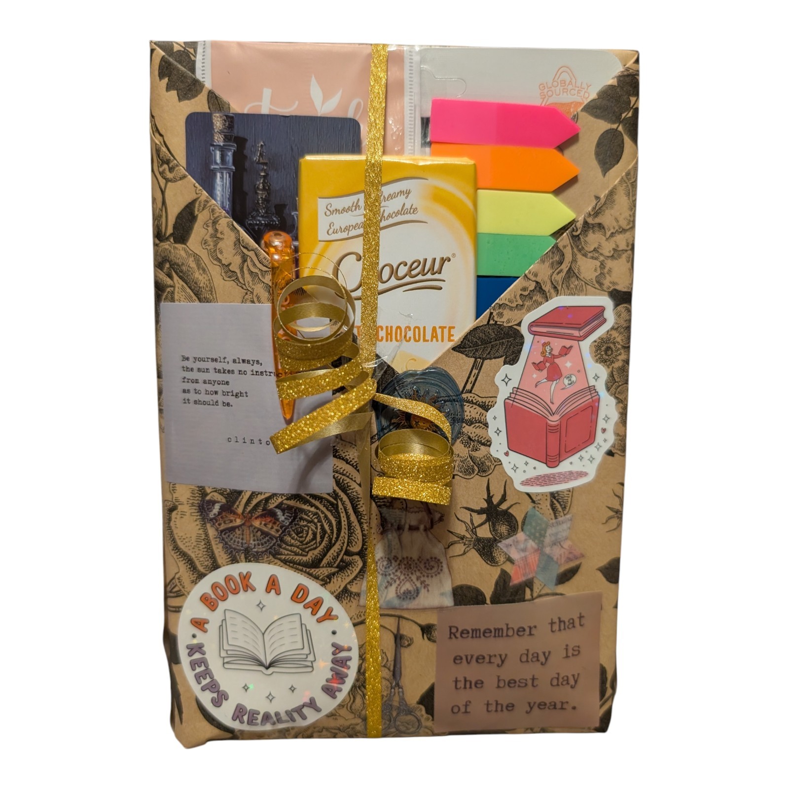 Enchanted Escape: Blind Date With A Book, Tea, Candy Bookmark More Booktok