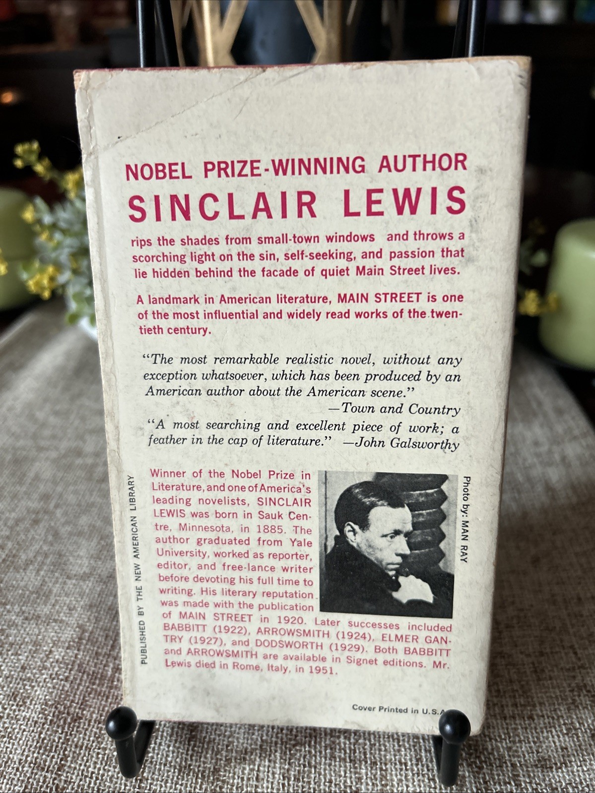 Main Street by Sinclair Lewis 1961 Vintage Paperback Signet