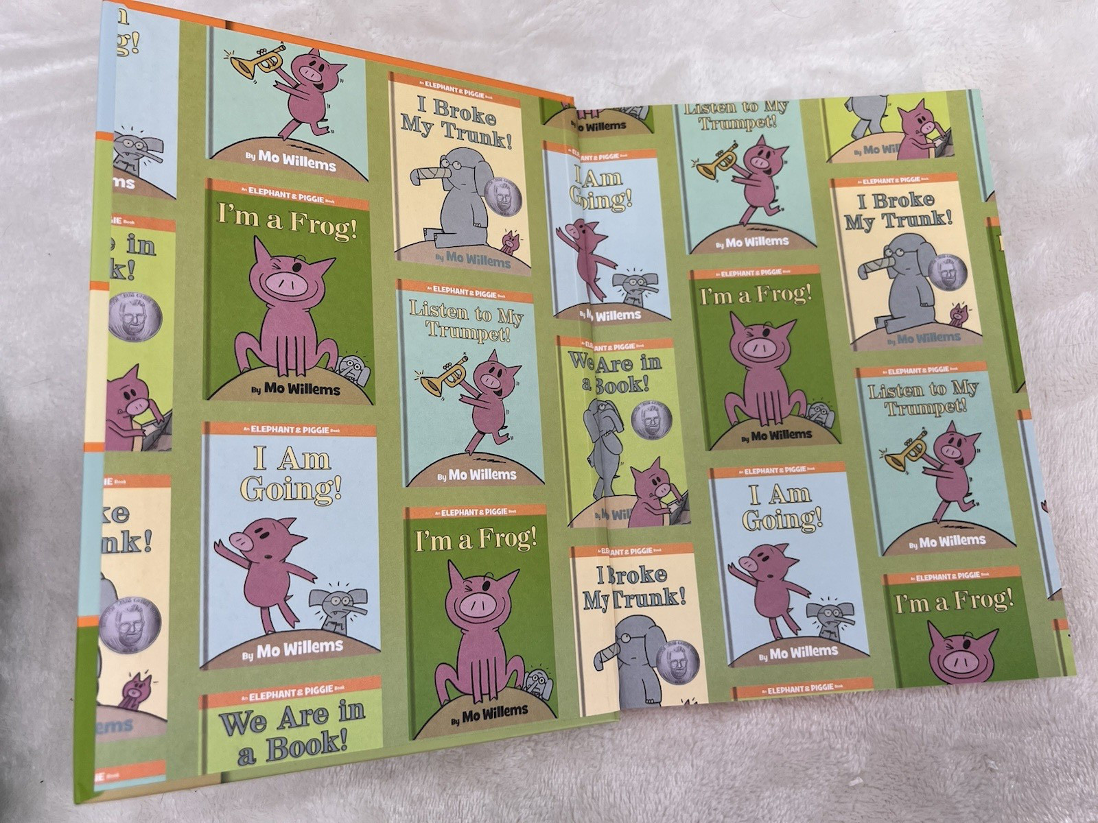 Mo Willems Elephant & Piggie BIGGIE Vol 1 & 2 + Thank You Book Lot 3 HC