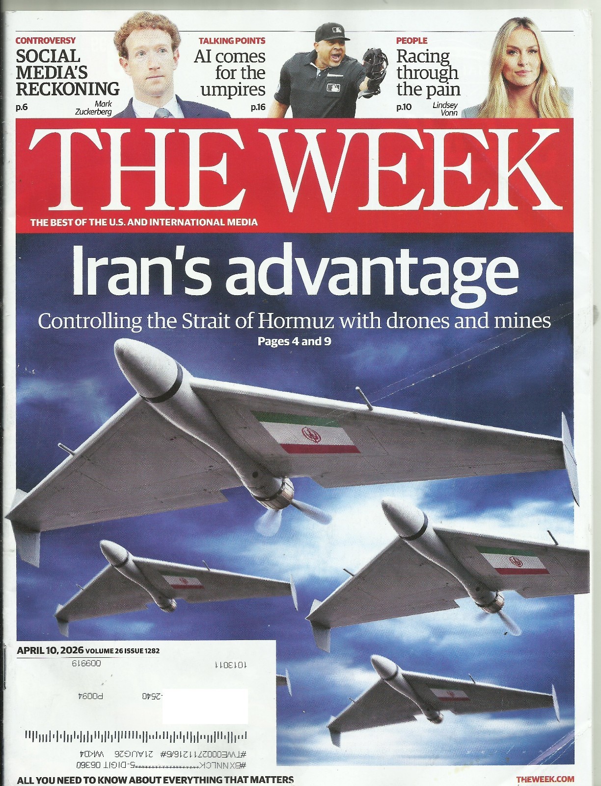 The Week Magazine April 10, 2026 — Iran’s Advantage Controlling Strait of Hormuz