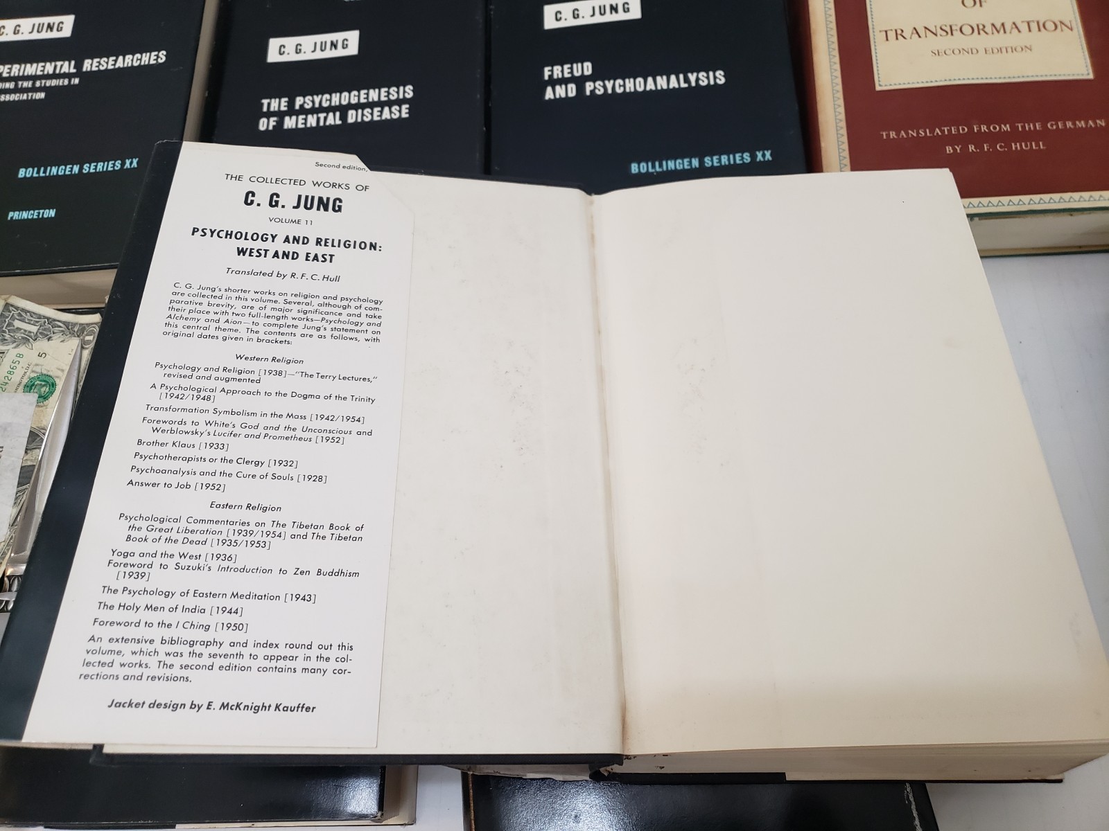 Collected Works of C.G. Jung – Partial Vintage Set Volumes 2 thru 17 — READ
