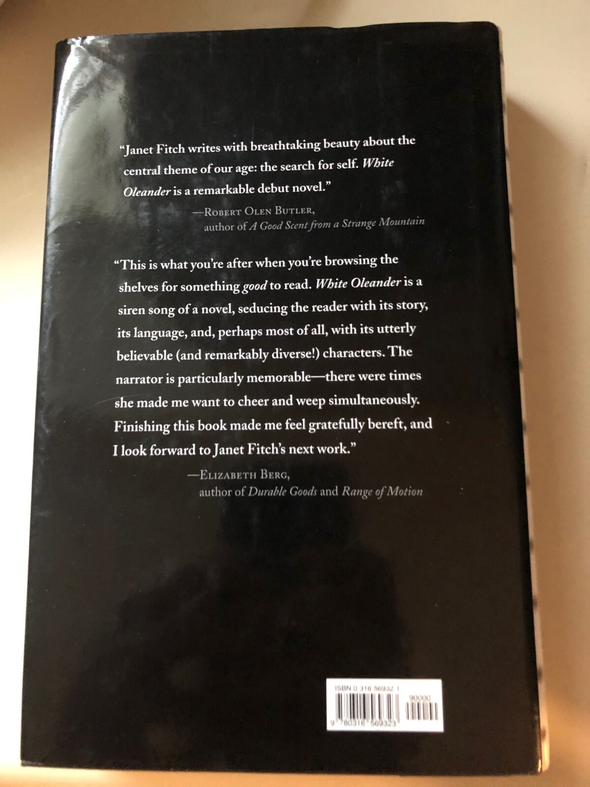 White Oleander – Hardcover- Fitch, Janet – Like New Condition-Oprah’s Book Club