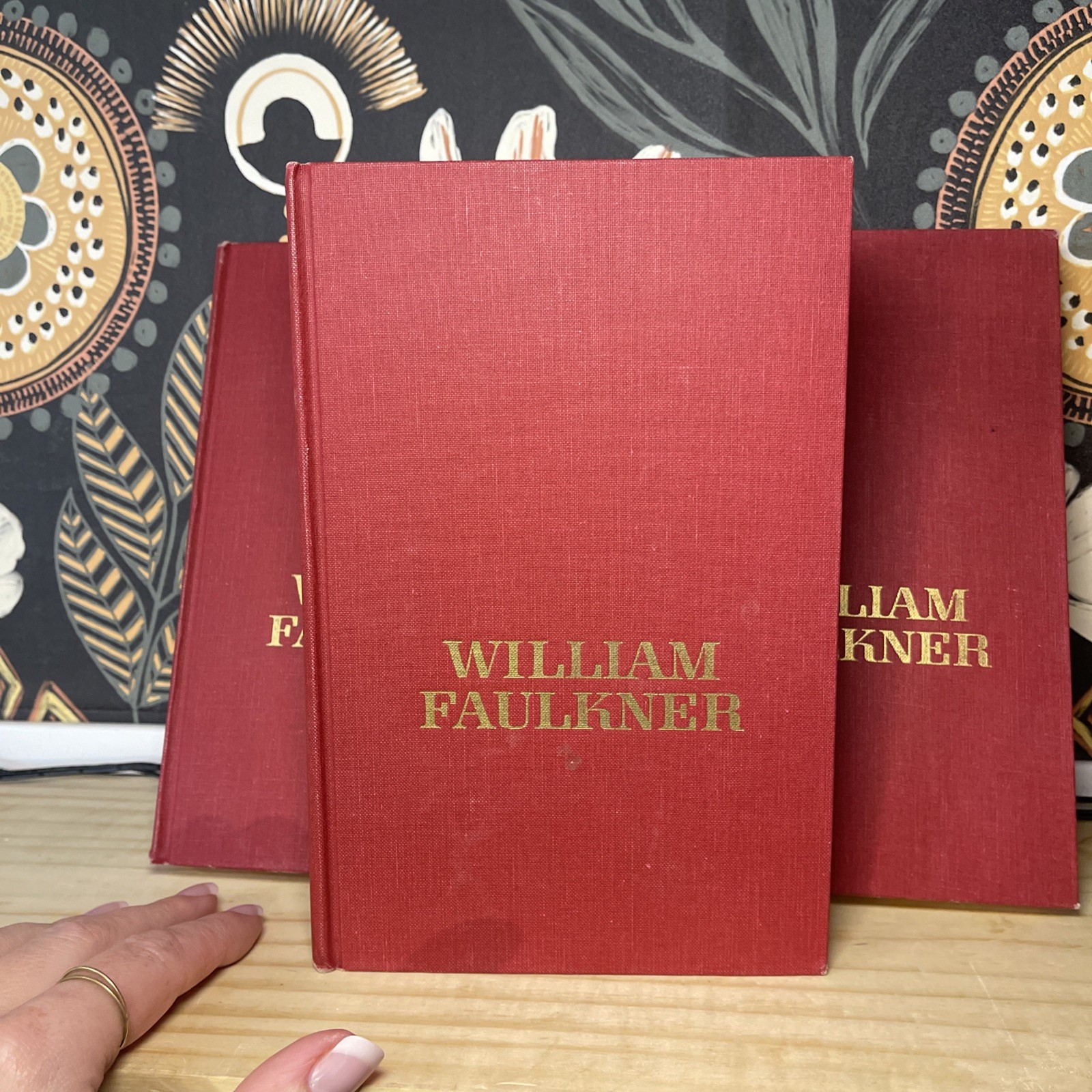 William Faulkner Lot (3) Random House – The Sound and the Fury, Sanctuary, Light