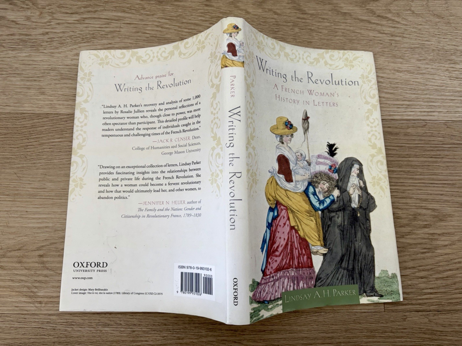 Writing the Revolution: A French Woman’s History in Letters by Parker