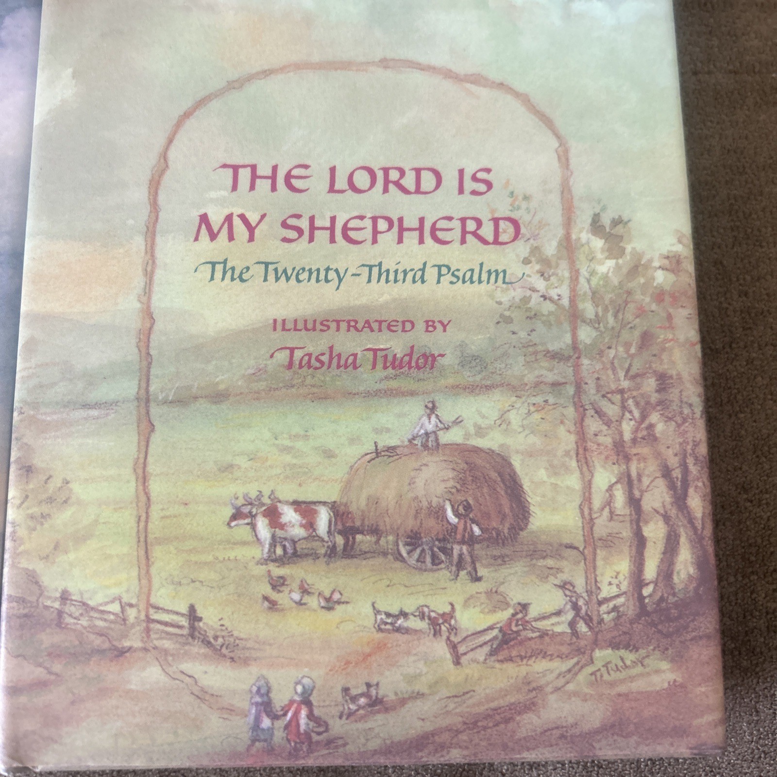 TASHA TUDOR MINI GIFT SET GIVE US THIS DAY LORD SHEPHERD Baptism Christening