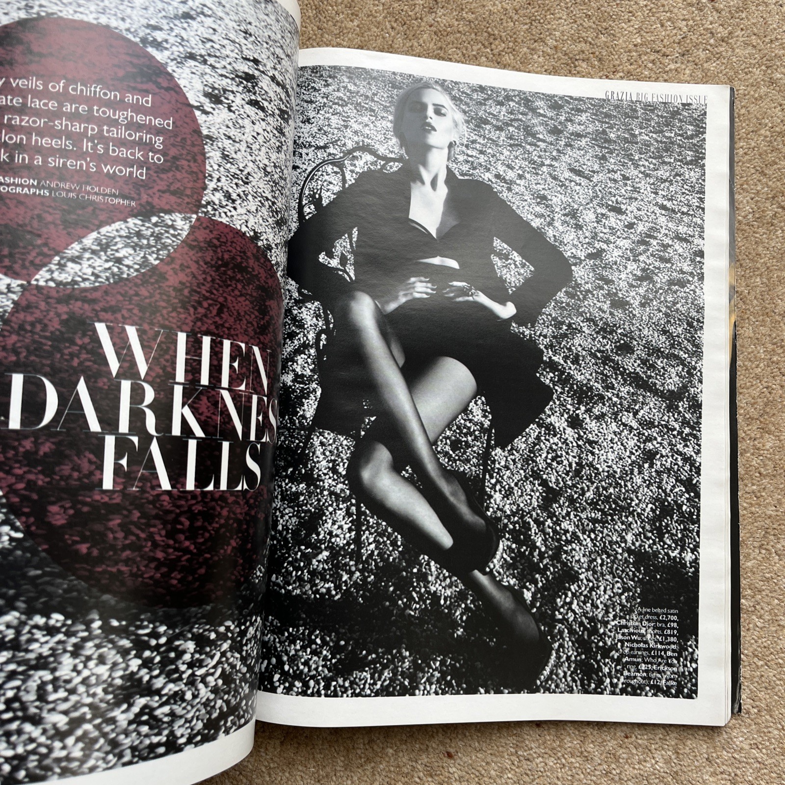 Grazia UK Magazine Big Fashion Issue Feb 2013 issue 411. 258pages.