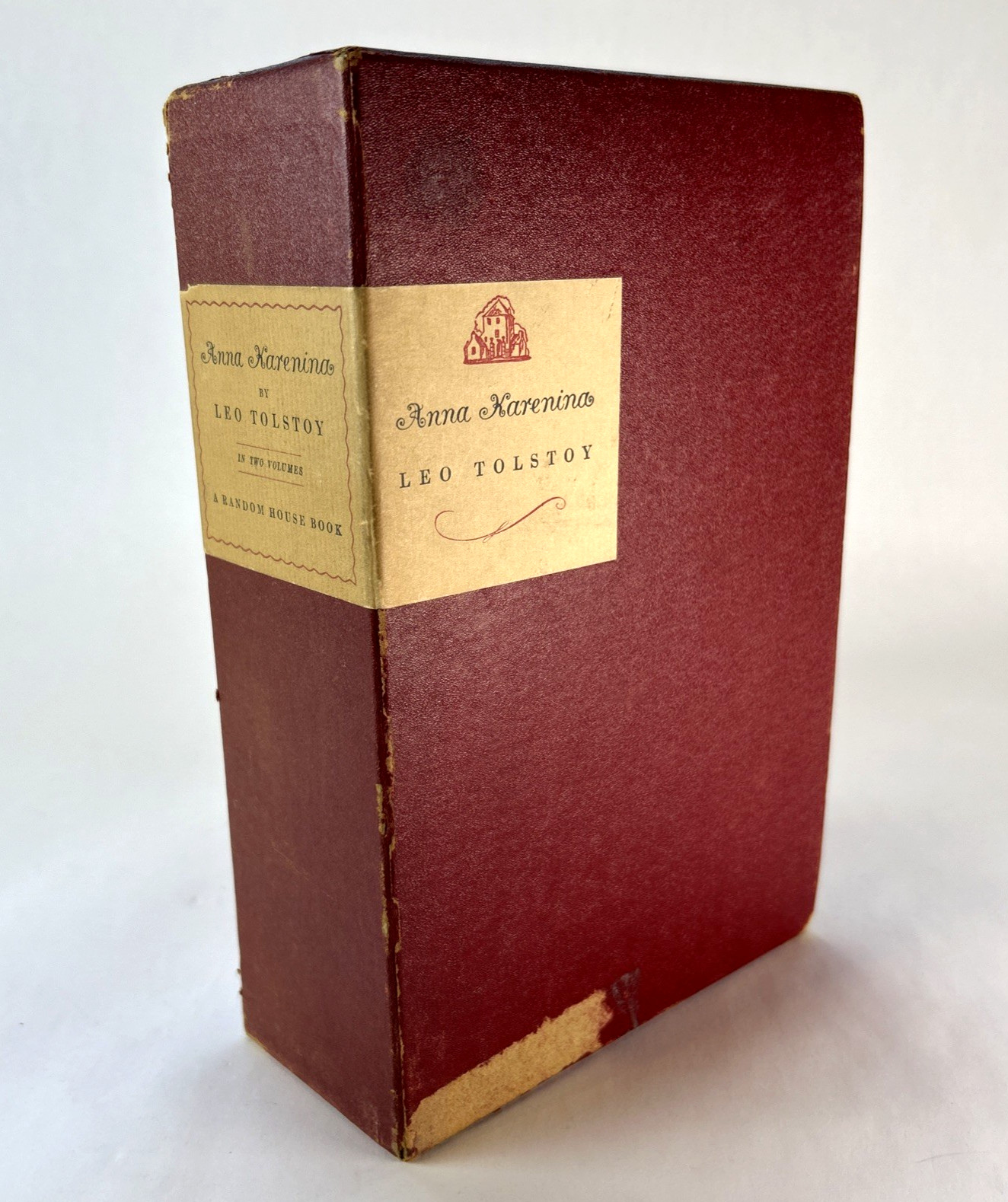 Anna Karenina by Leo Tolstoy-Random House Two Volume Set in Slipcase-1939