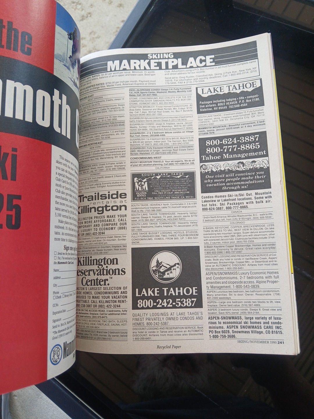 SKIING Magazine 258 Pages November 1990