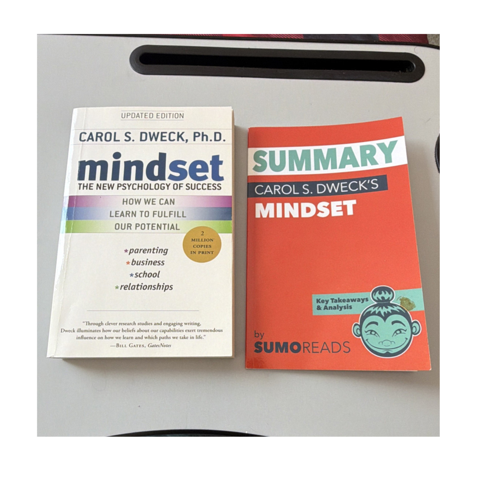 Mindset by Carol S. Dweck. Self-Help Paperback Updated Edition Ballantine Books