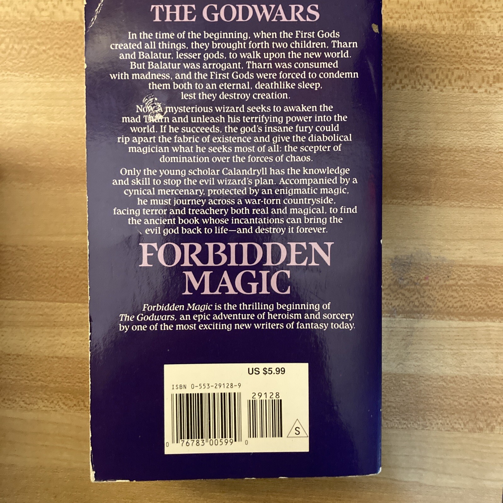The Godwars Trilogy (Dark Magic, Wild Magic, Forbidden Magic) by Angus Wells Ban