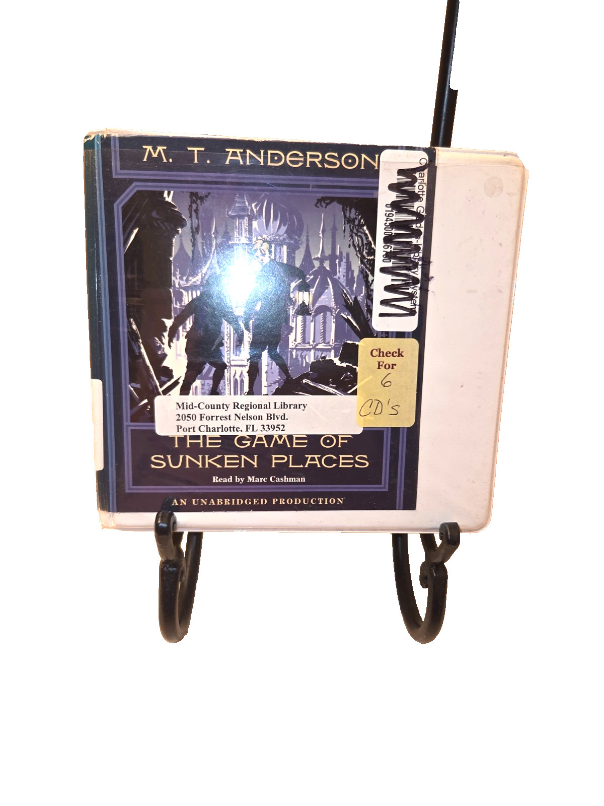 The Game of Sunken Places (Audio book, 2004) M. T. Anderson, 6 cds, Unabridged