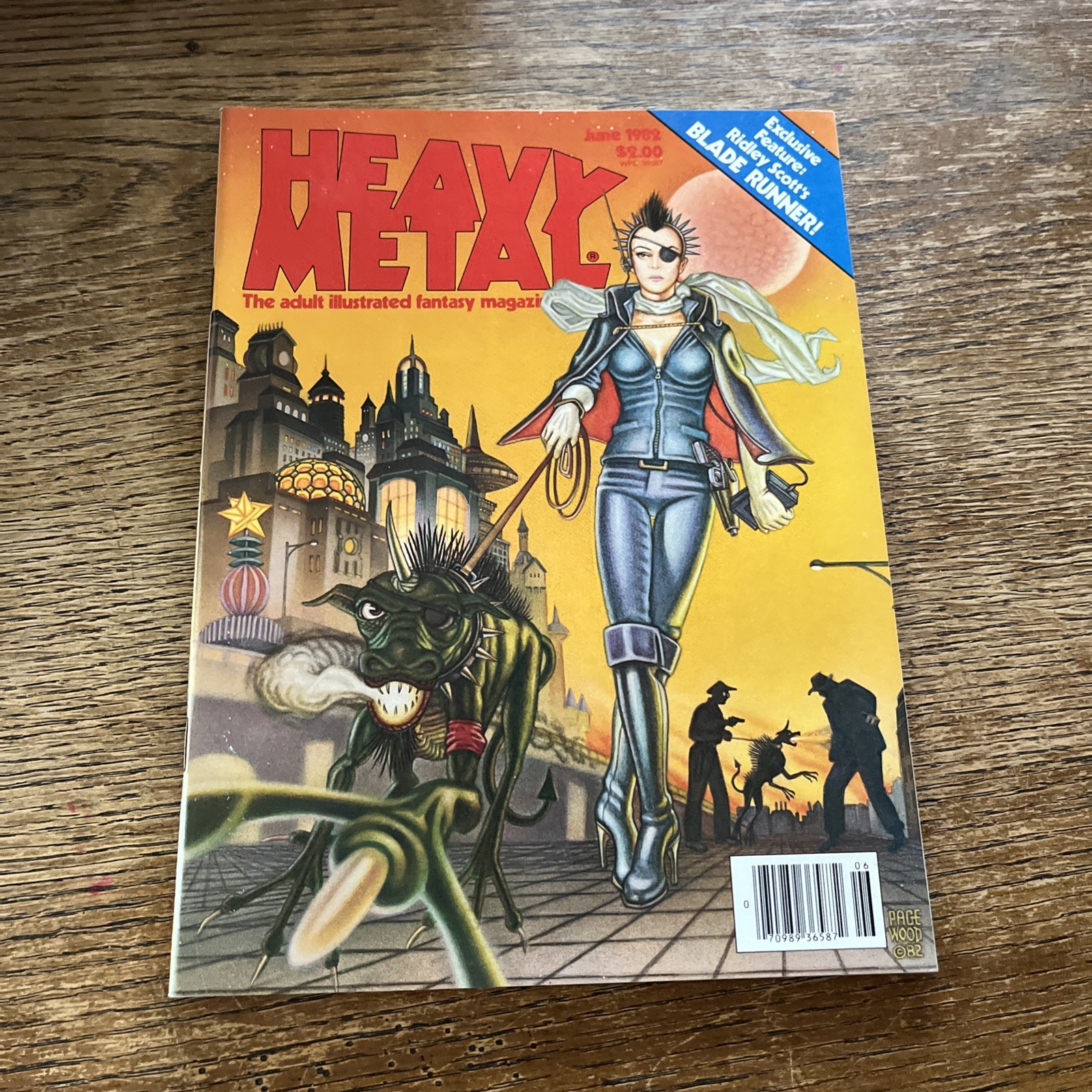 Heavy Metal Fantasy Magazine June 1982 | Blade Runner Exclusive; SR