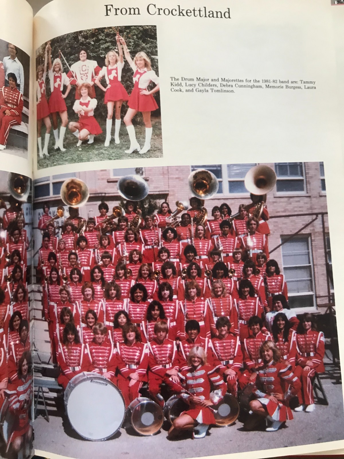 1982 The Round-Up Crockett Junior High School Yearbook, Odessa, Texas