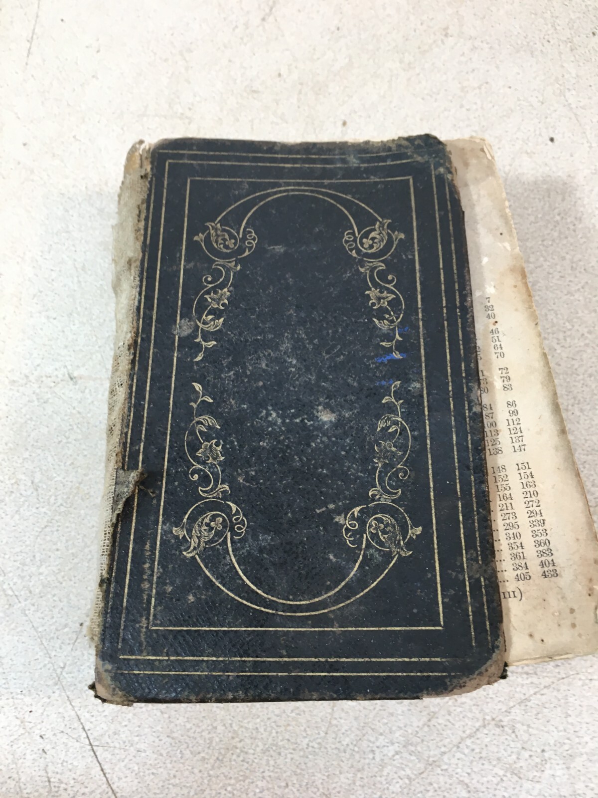 Antique 1800s Pocket HYMNIAL CHURCH CHOIR Small 4.5in Book