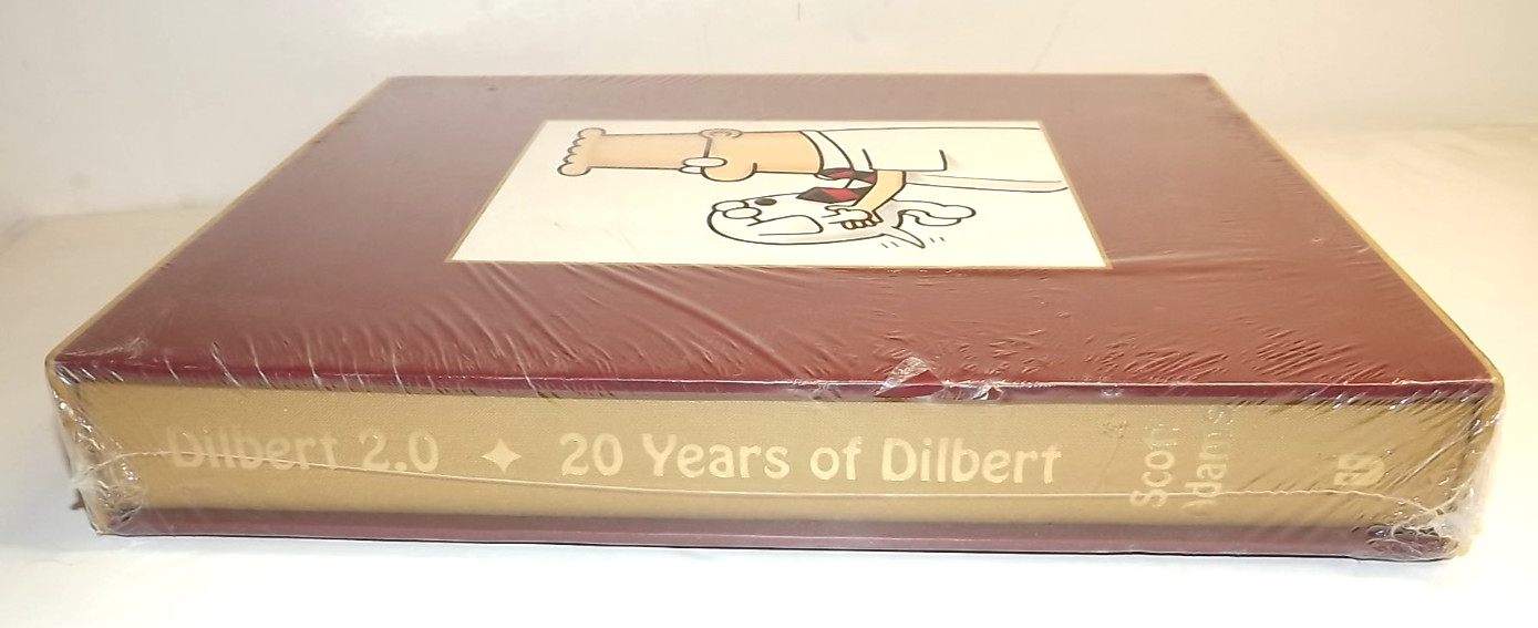 Dilbert 2.0 20 Years of Dilbert Anniversary Boxed Hardcover w Slipcase & DVD NIB