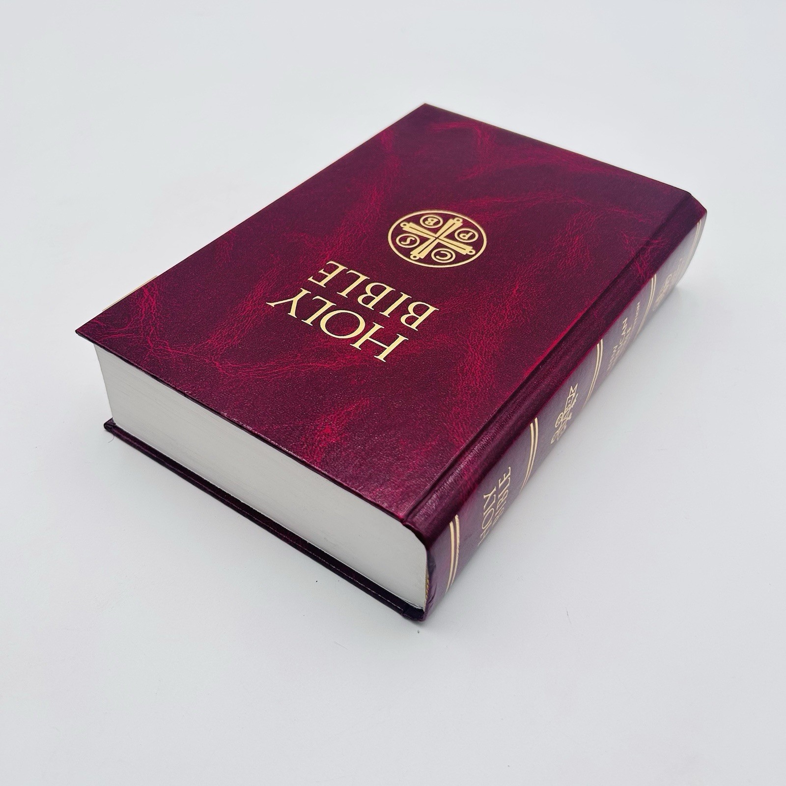 new Holy Bible : New American Bible, Burgundy, Hardcover Index Tab St Benedict