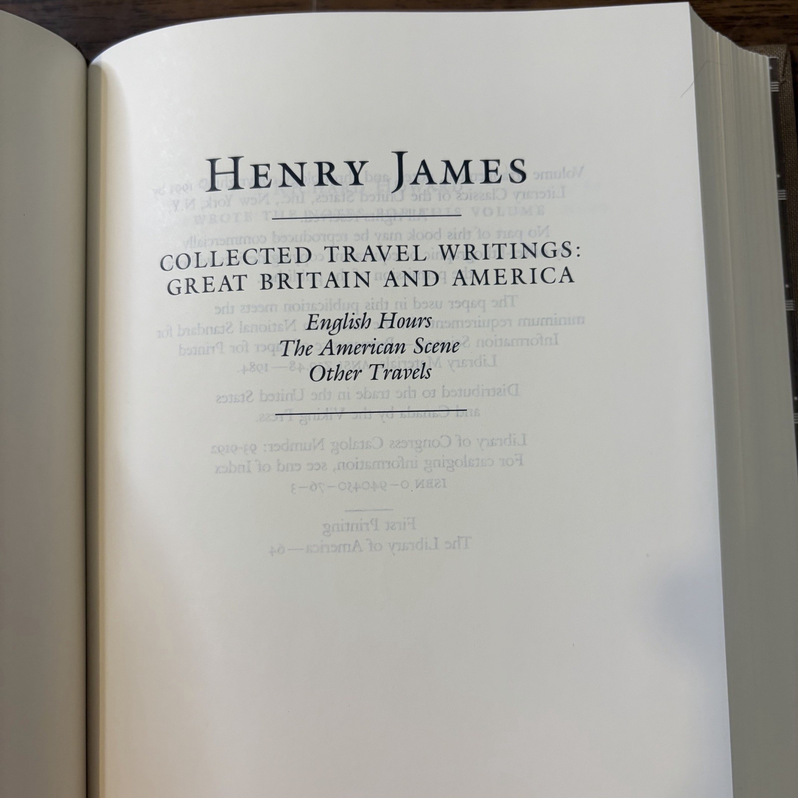 Library of America Henry James Set of 4 First Printing Hardcover Slipcase Books