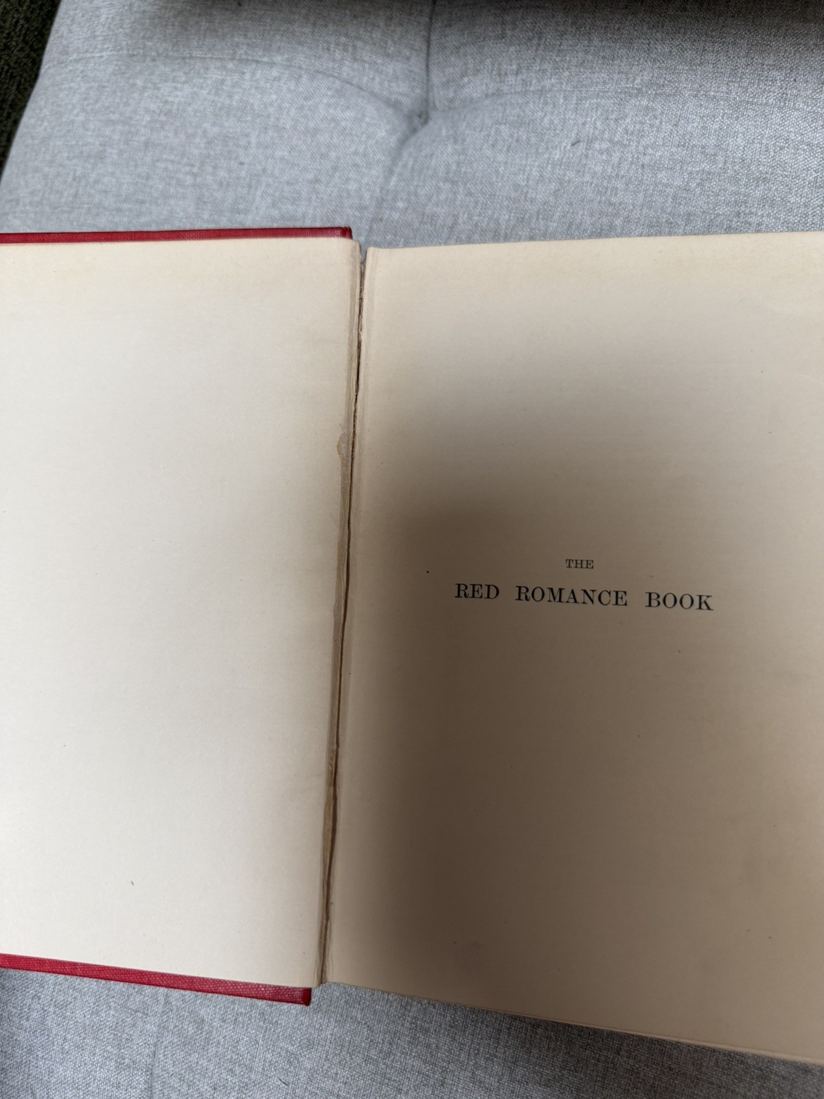 1905/09/11-Lot 3 Andrew Lang,The Red Book of Romance/Heroes/All Sorts of Stories
