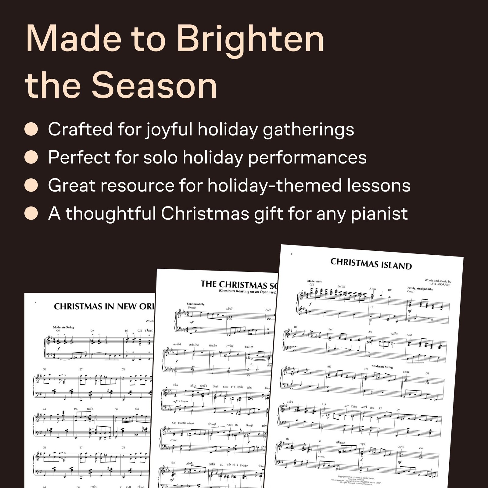 Christmas Cocktail Jazz – Piano Solos Series Vol. 65 |27 Holiday Jazz…