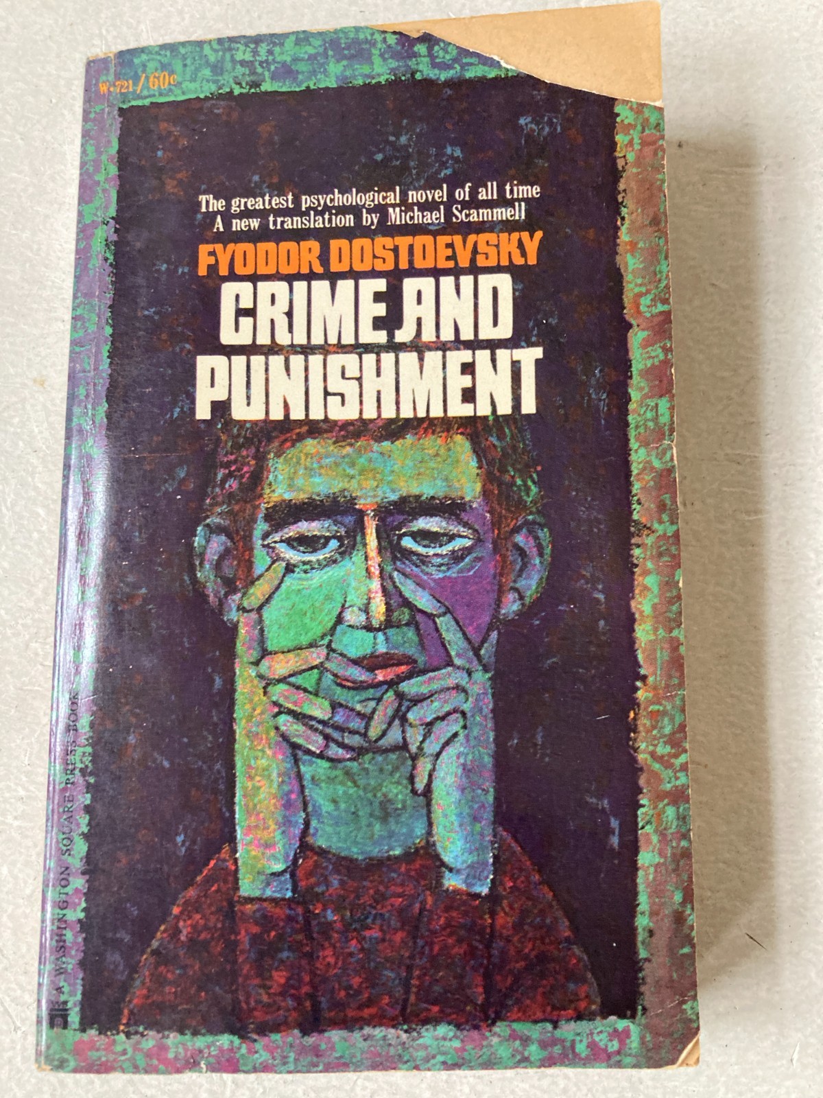 Crime and Punishment Fyodor Dostoevsky 1st Ed 1963 PB Washington Square Press