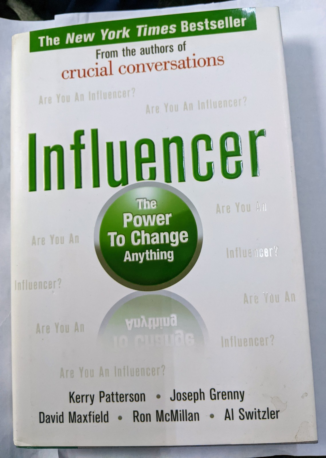 Influencer by Kerry Patterson & Others Book