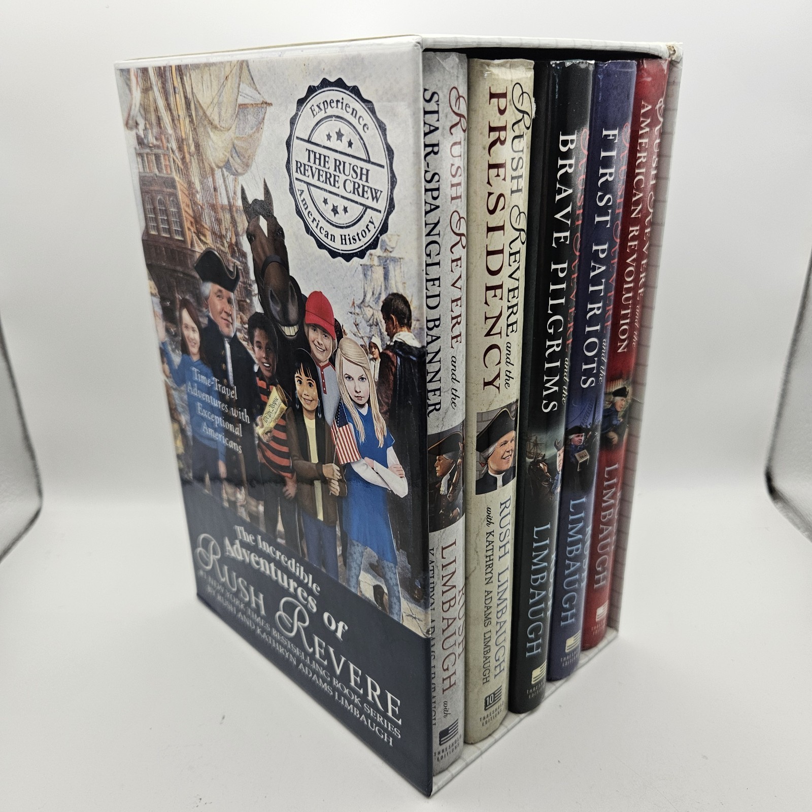 Incredible Adventures of Rush Revere, Time Travel Adventures, 5-Book Set, Unread