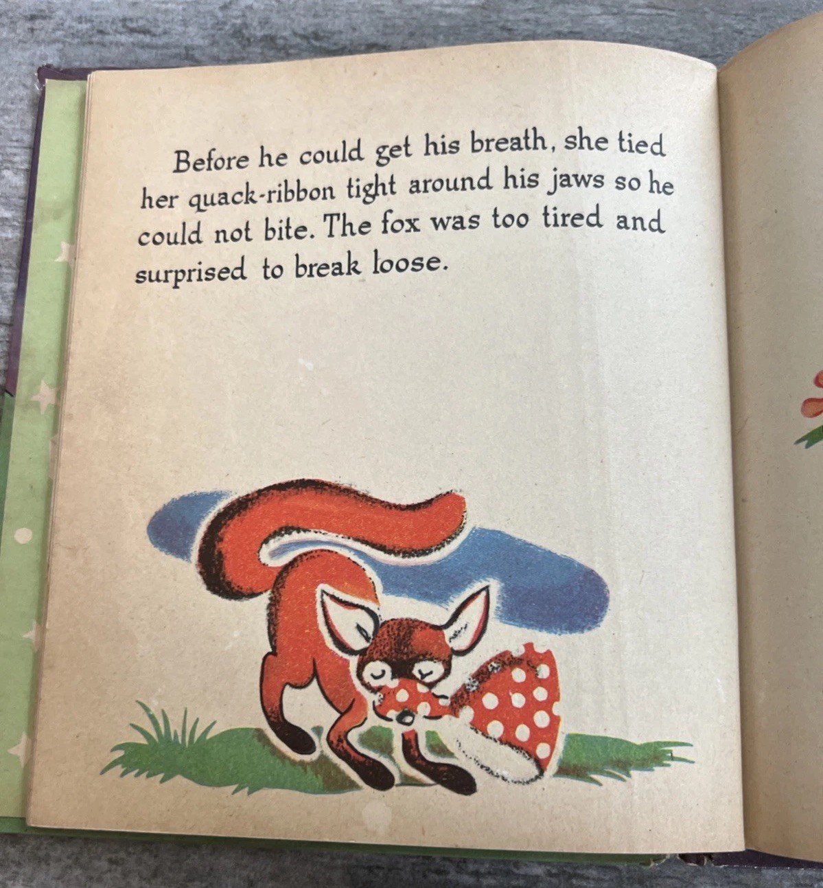 FANNY FORGOT. 1946 Whitman Tell A Tale Book #869