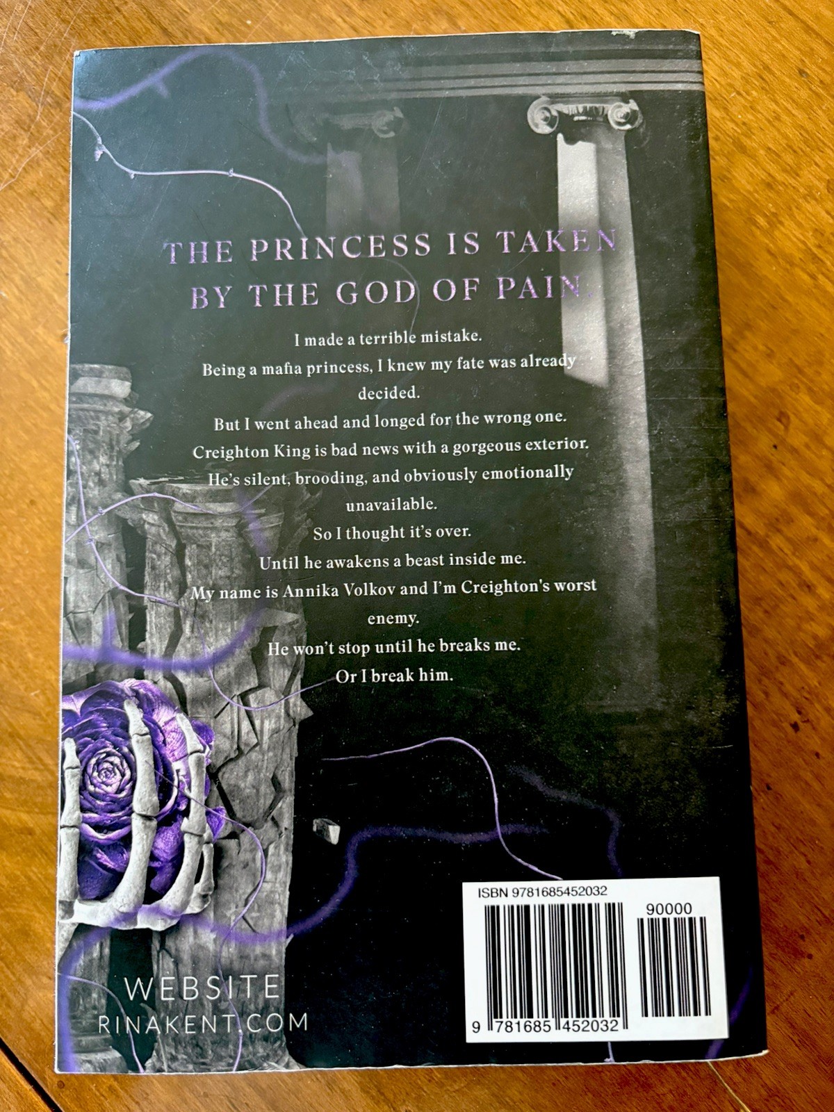 God of Pain (Legacy of Gods #2) Paperback By Rina Kent