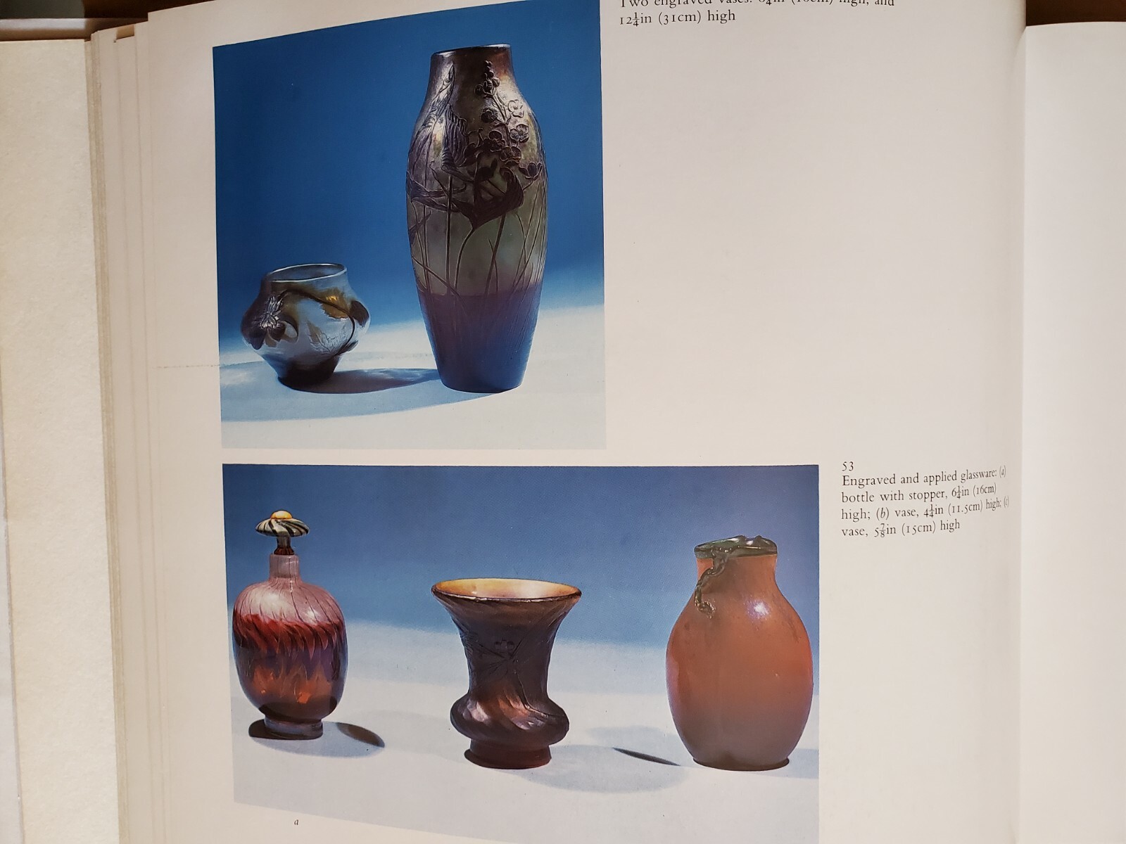 Glass by Galle by Alastair Duncan and Georges De Bartha (1984, Hardcover) B343