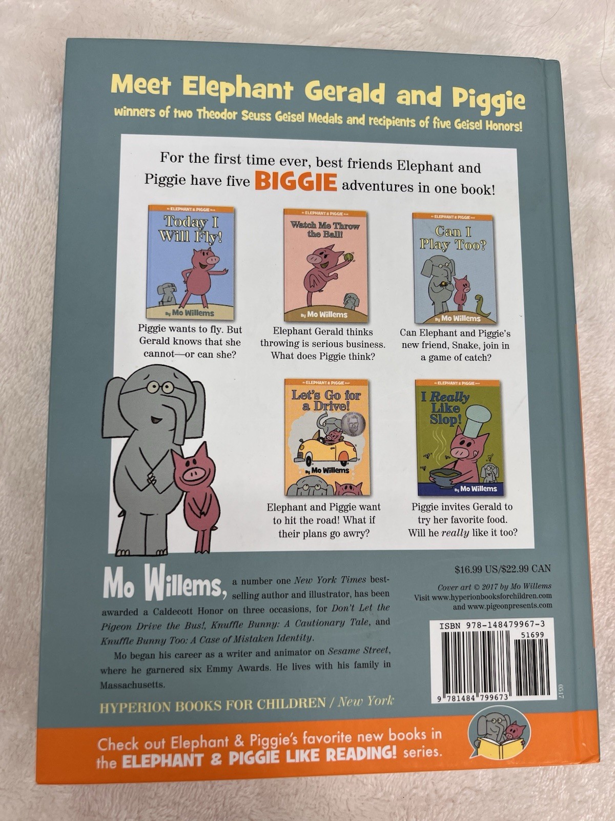 Mo Willems Elephant & Piggie BIGGIE Vol 1 & 2 + Thank You Book Lot 3 HC