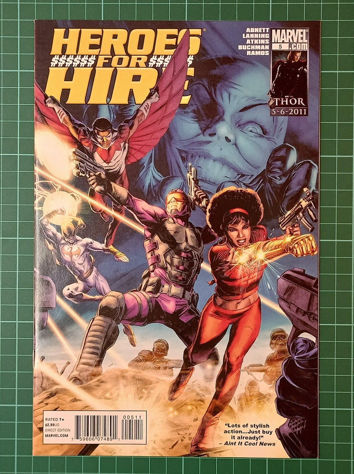 HEROES FOR HIRE #5 COVER A (2010 SERIES) Abnett Lanning Direct NM Near Mint WP