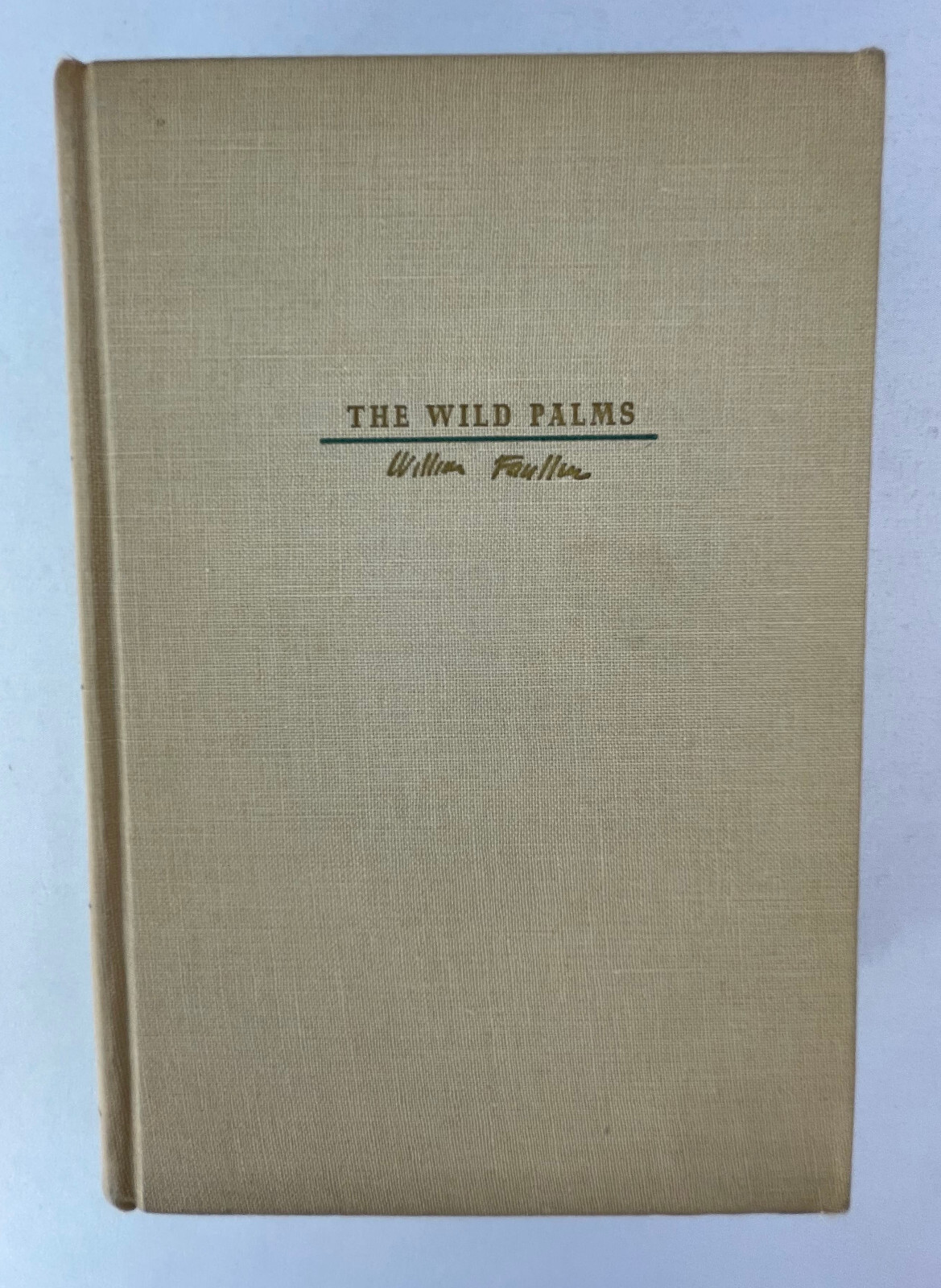 The Wild Palms, William Faulkner, 1939, 1st Ed. 1st Printing, HCDJ, VG-/G