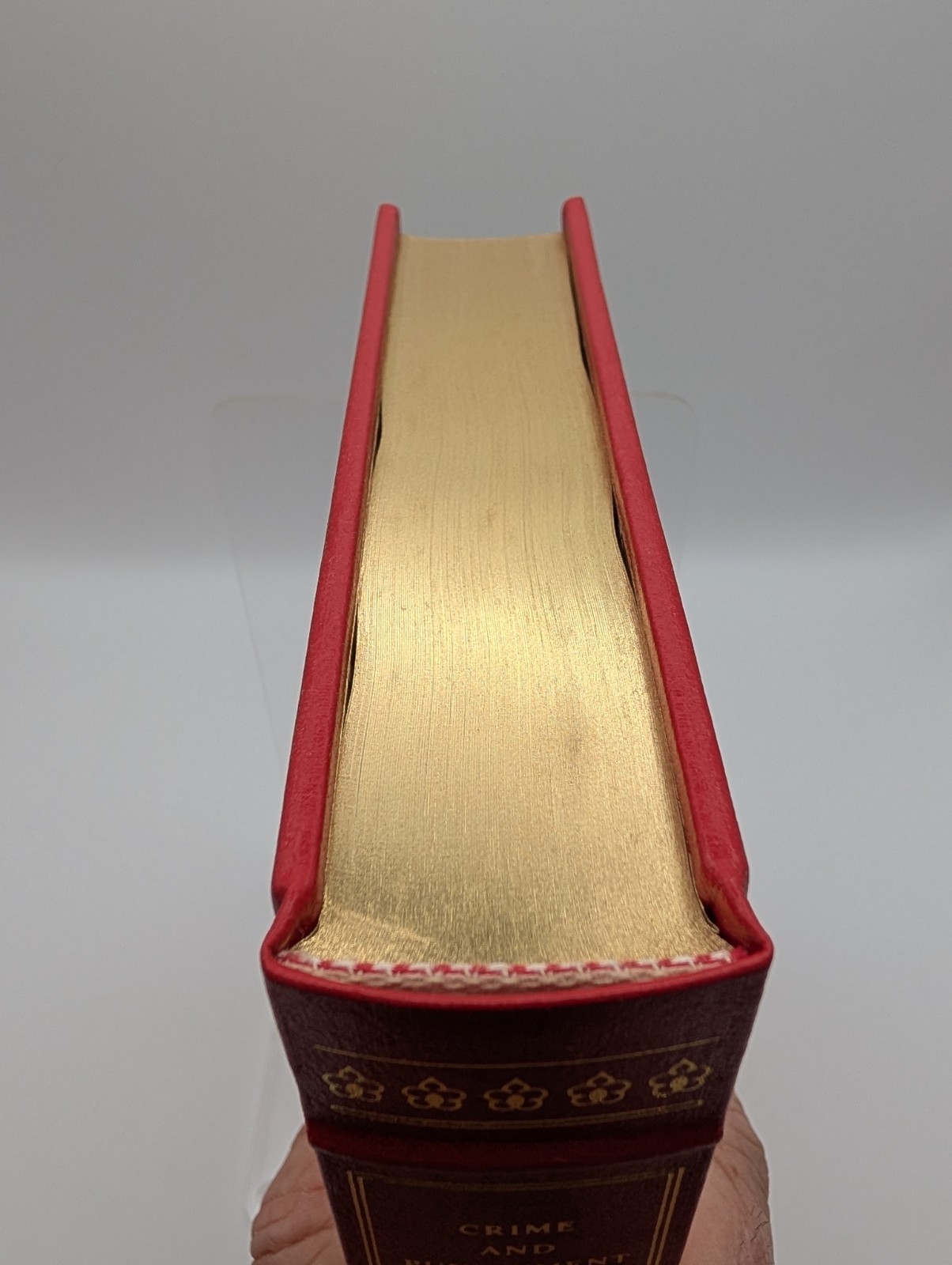 ⚖️Franklin Library CRIME AND PUNISHMENT Fyodor Dostoevsky Leather Signed Sealed