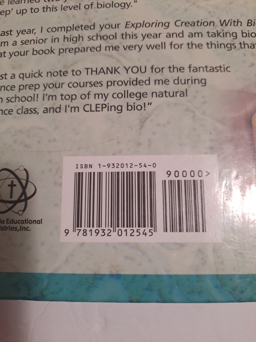 Exploring Creation with Biology Test and Solution Manual Homeschooling