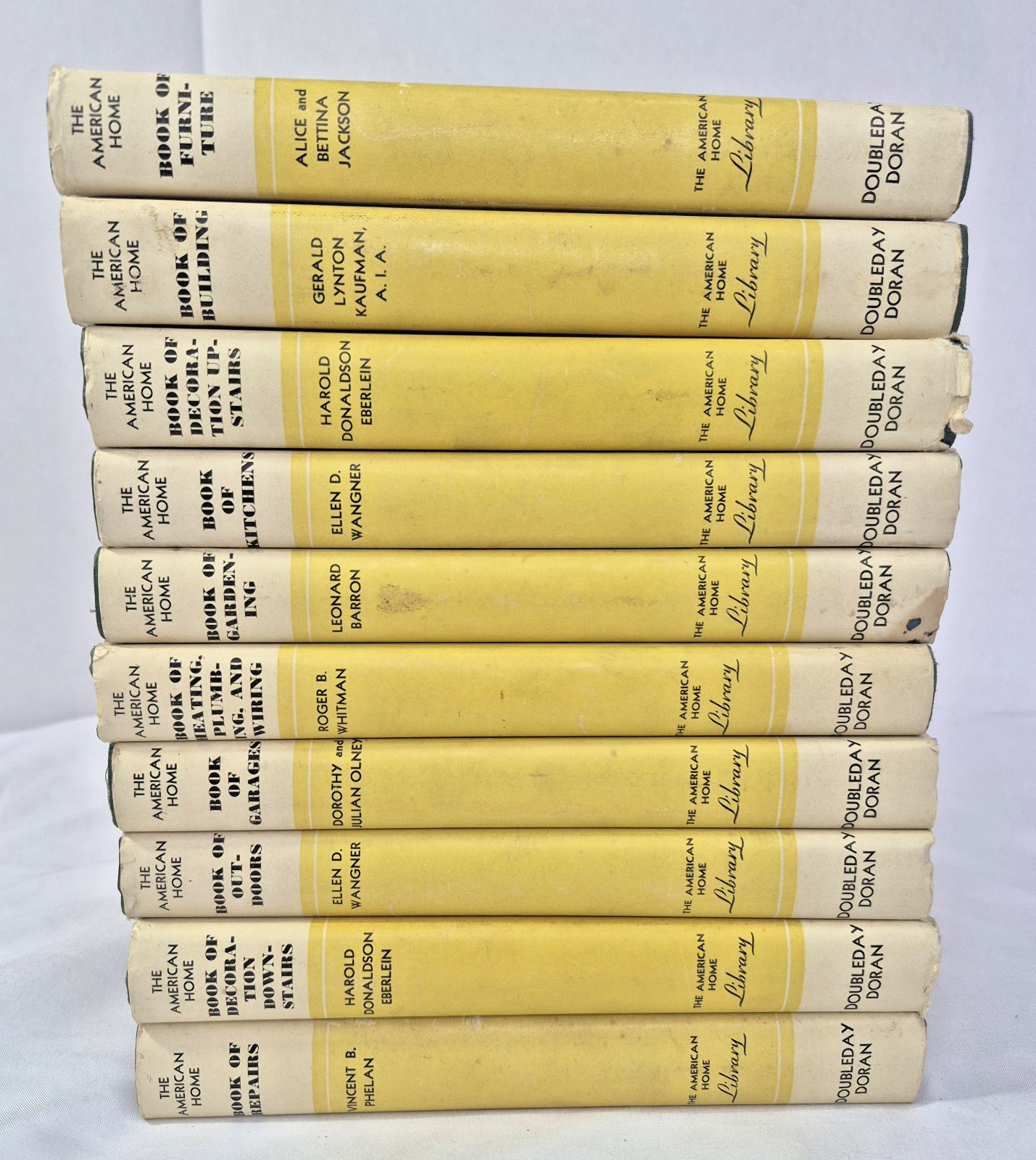 The American Home Library Book Set Of 10 First Edition 1931 DYI Home Improve VG+