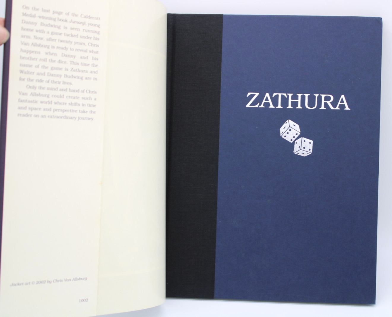 ZATHURA – A Space Adventure Signed by Chris Van Allsburg 2002 1st Edition DJ HC