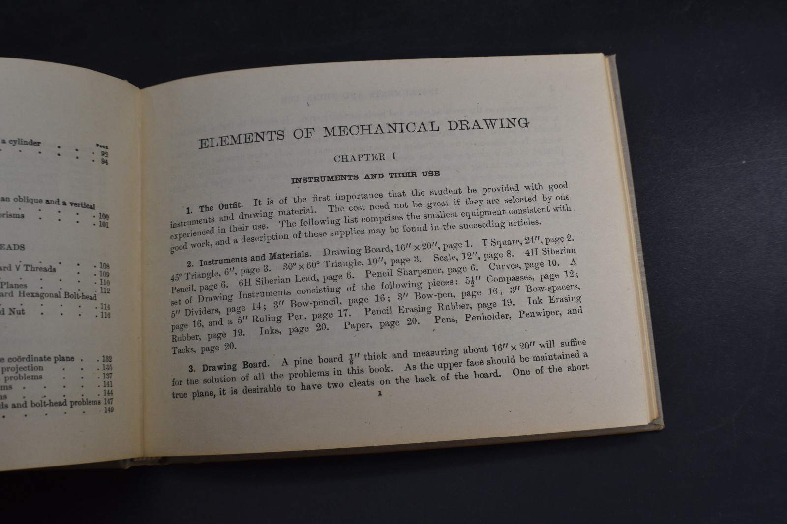 1904 Elements of Mechanical Drawing by Gardner C Anthony HC