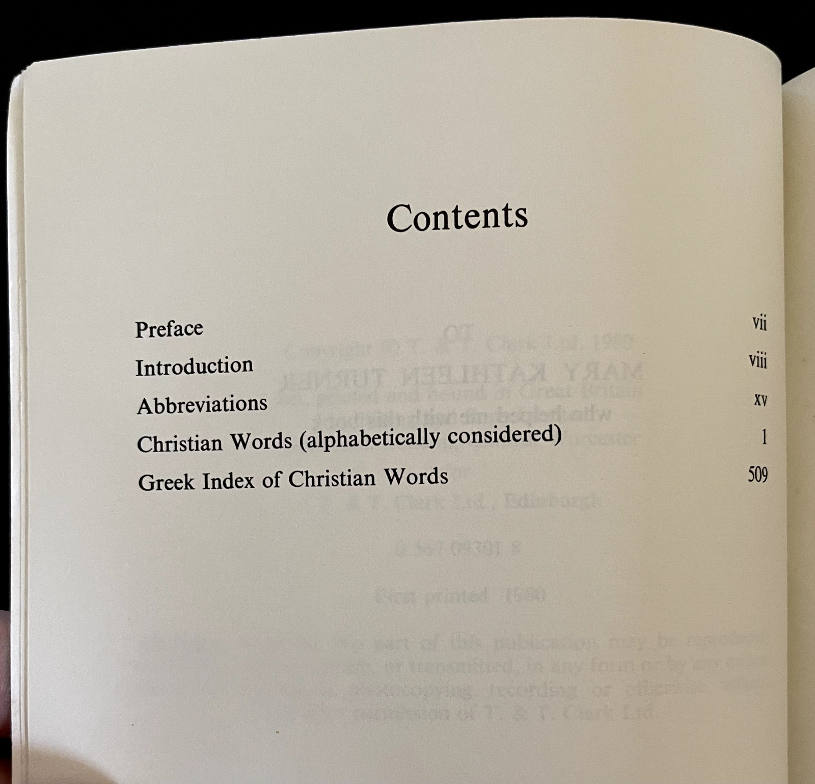 Christian Words by Nigel Turner (1997, Uk-Trade Paper)