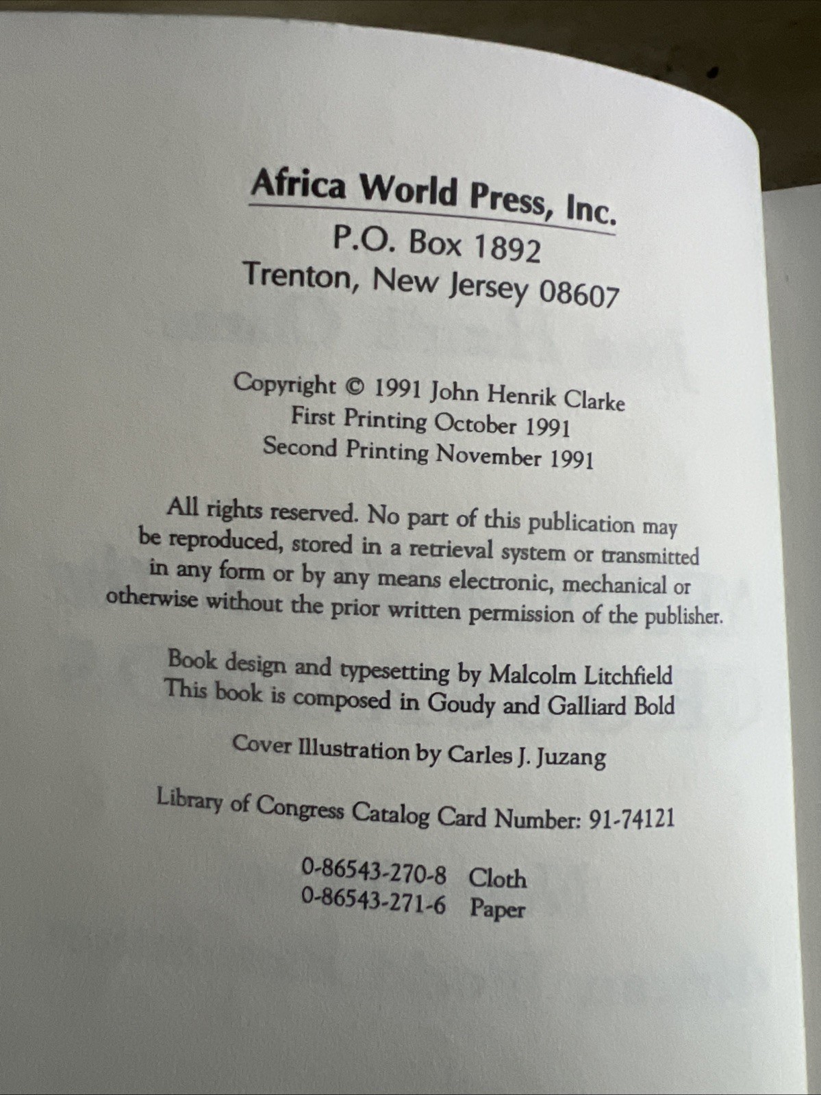 Notes For An African World Revolution John Henrik Clarke
