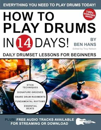 How to Play Drums in 14 Days: – Paperback, by Hans Ben; Nelson – Acceptable n