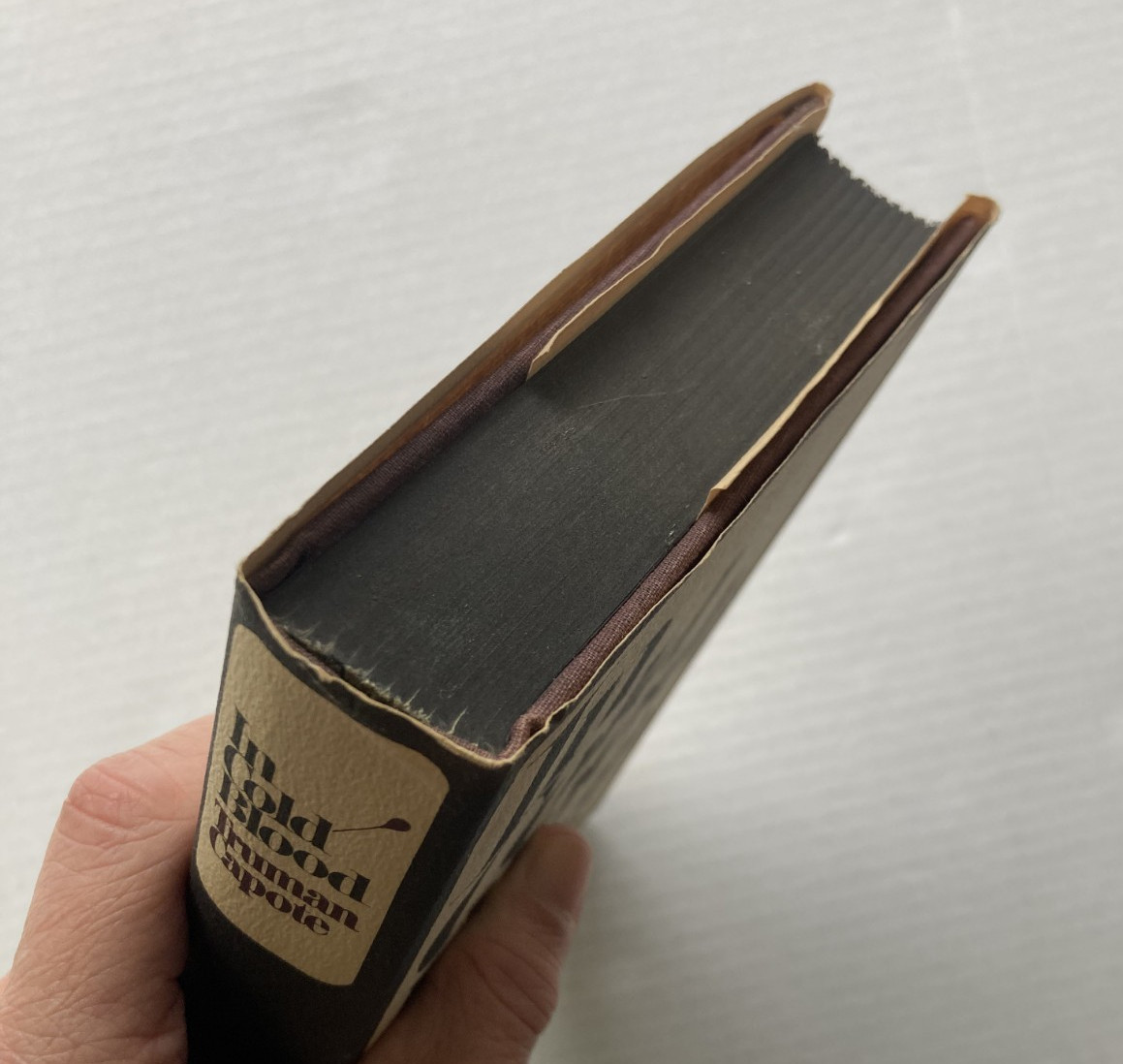 Truman Capote IN COLD BLOOD First Edition Hardcover with Dustjacket book club?
