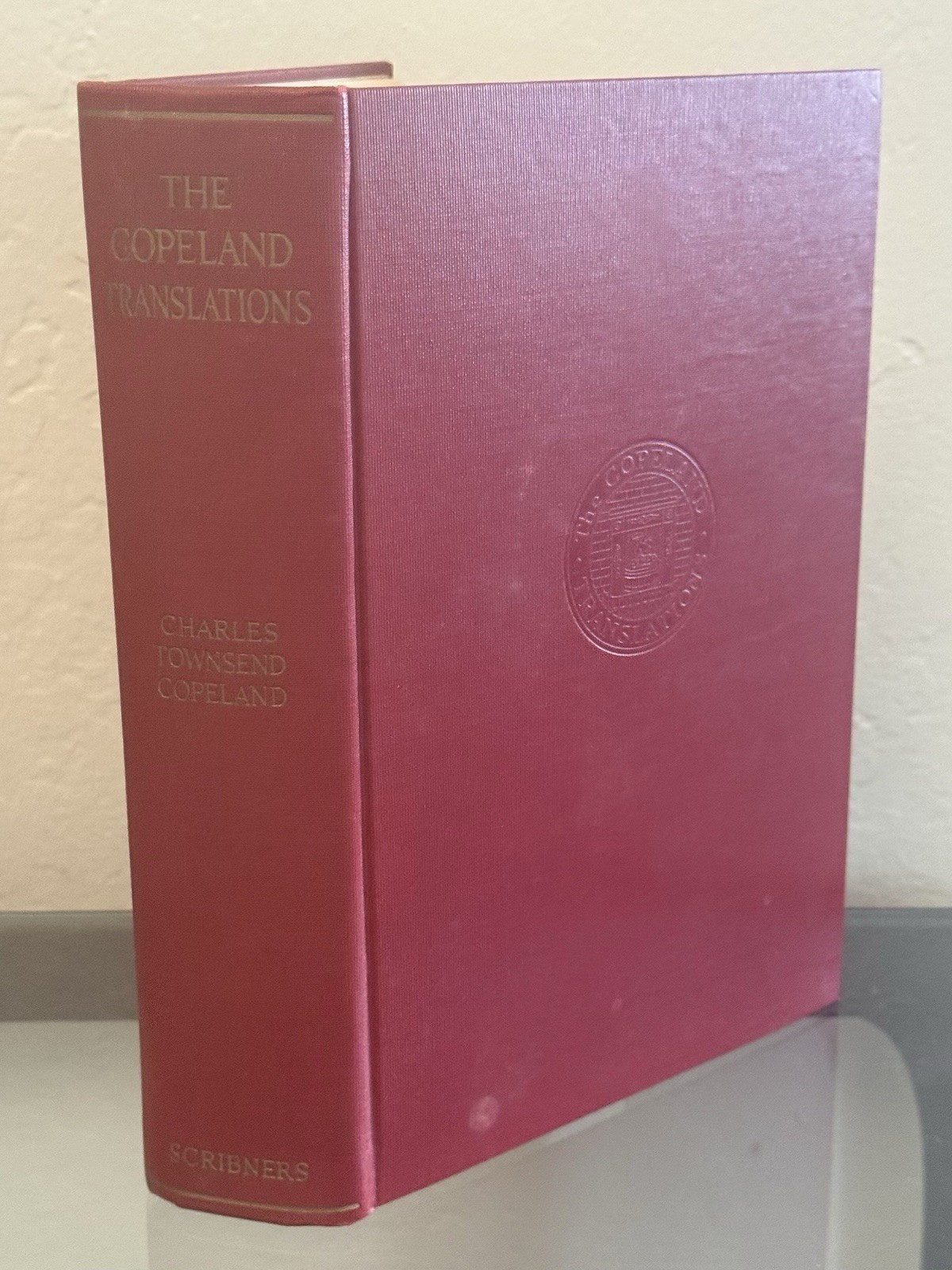 The Copeland Translations by Charles Townsend Copeland 1934 Hardcover